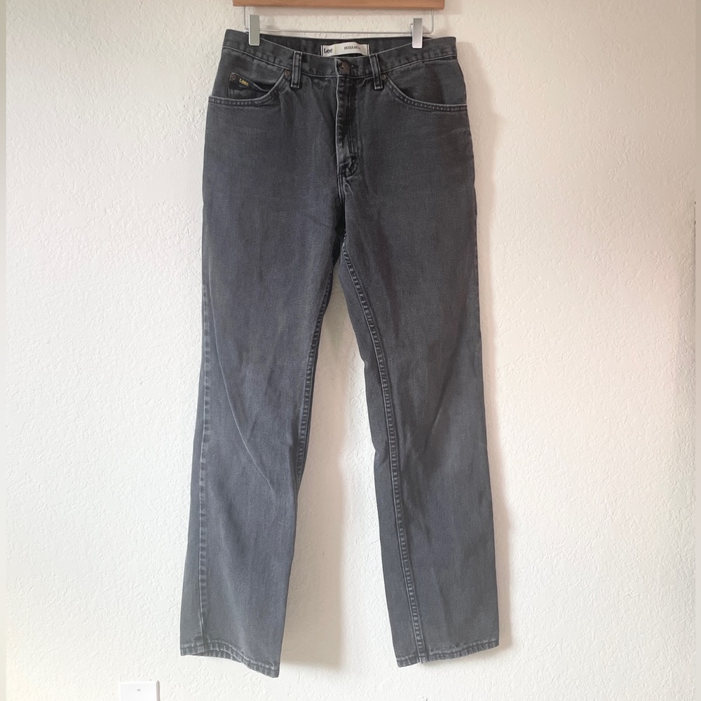Lee Regular Fit faded black jeans
